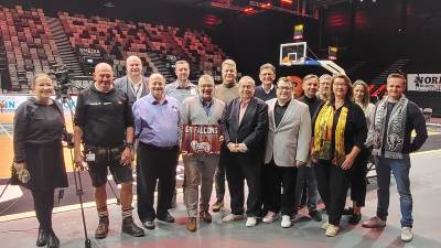 Begeisterte Mitglieder der MU Nrnberg-Frth-Schwabach.