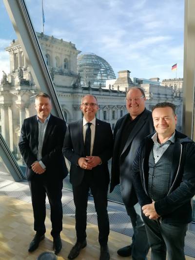 Bodo Wikirchen, Tobias Winkler, Hermann Hein und Peter Brckner